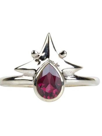 Little Star Ring Silver Garnet 1512x