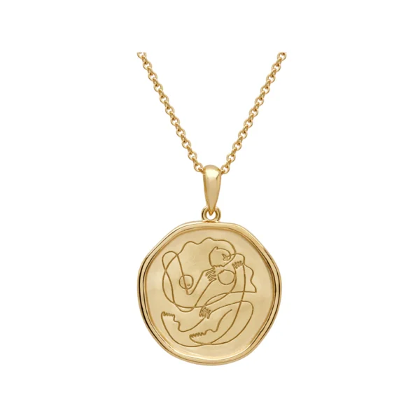murkani motherhood necklace gold plated