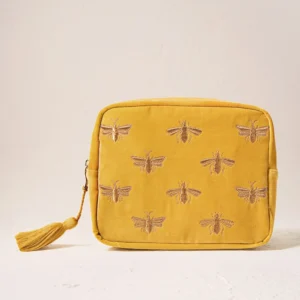 Es Bee Yellow Cosmetic Bag