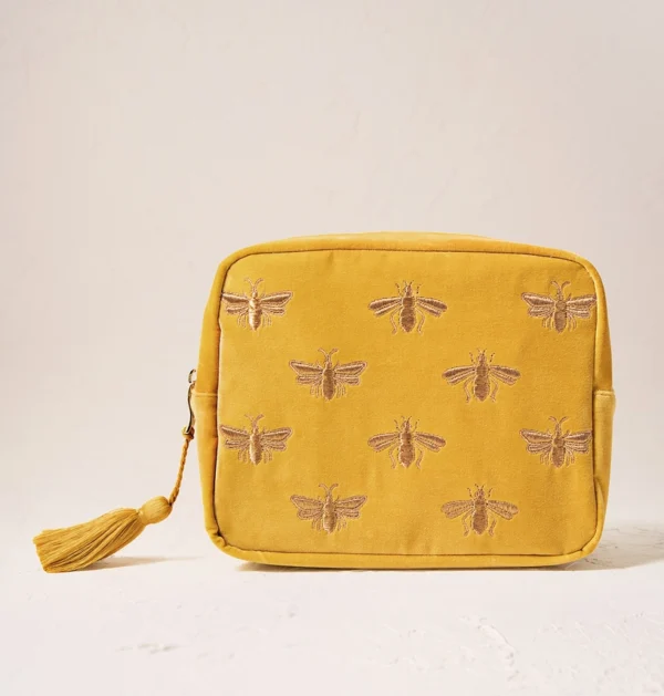 Es Bee Yellow Cosmetic Bag