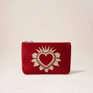 Es Heart Red Mini Pouch
