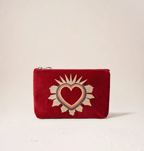 Es Heart Red Mini Pouch